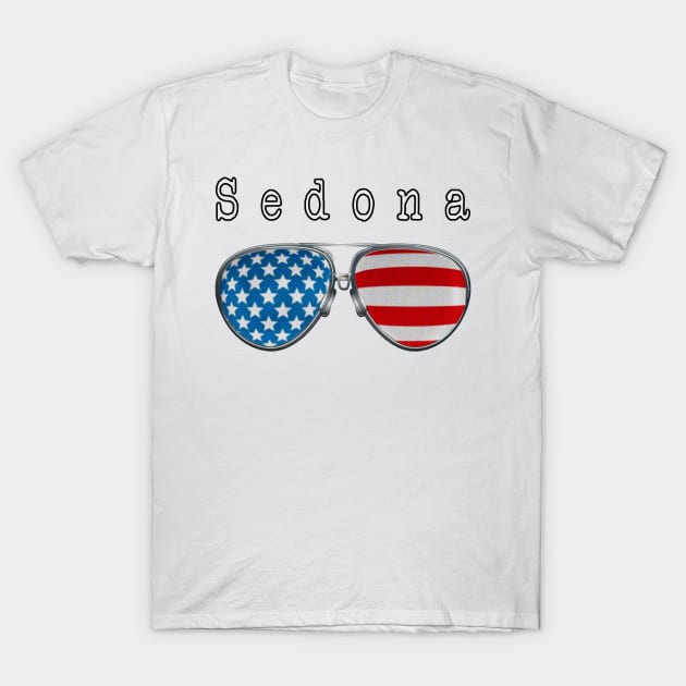 AMERICA PILOT GLASSES SEDONA T-Shirt by SAMELVES